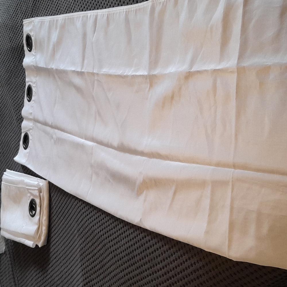 Curtains,  white